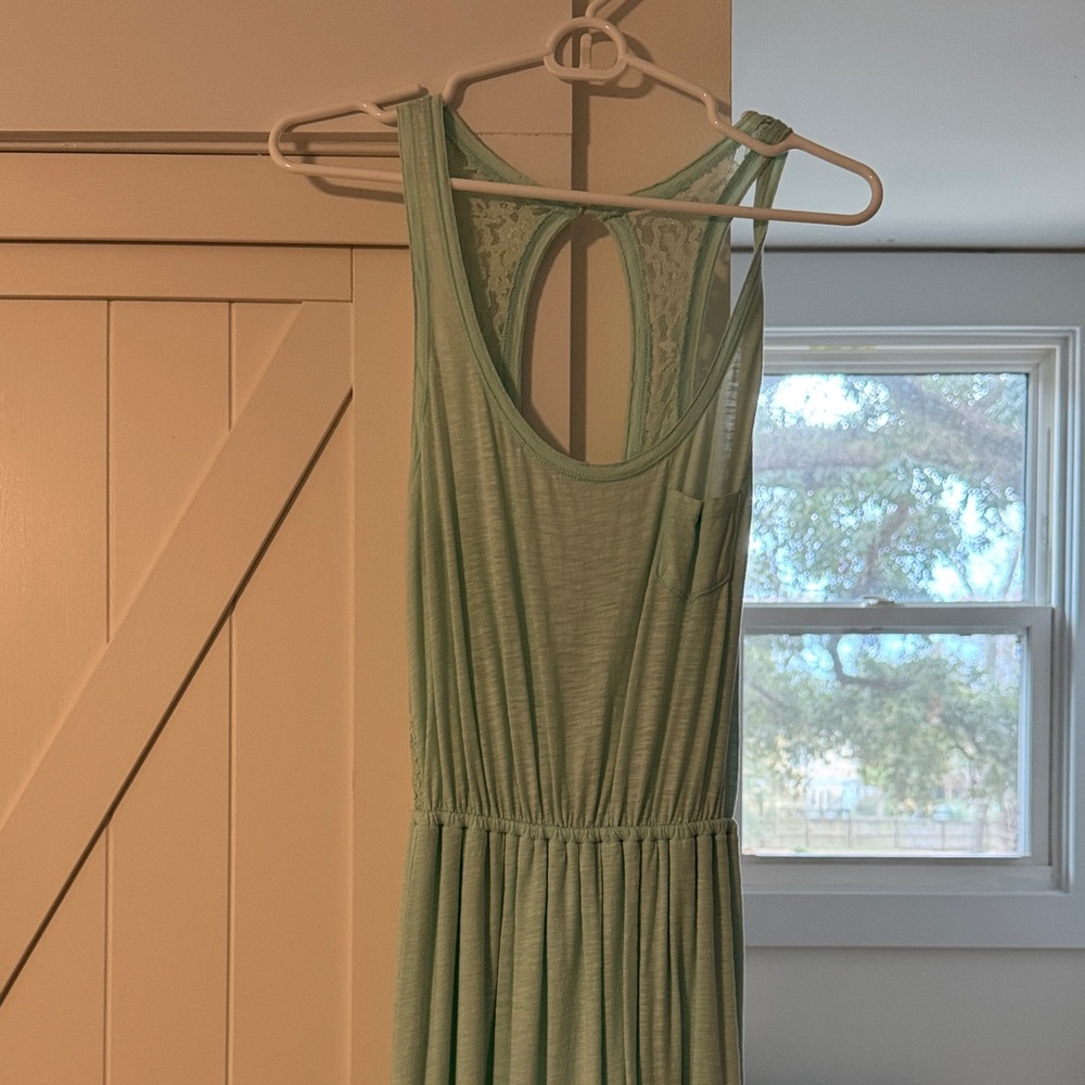 Hollister Mint Green Maxi Dress